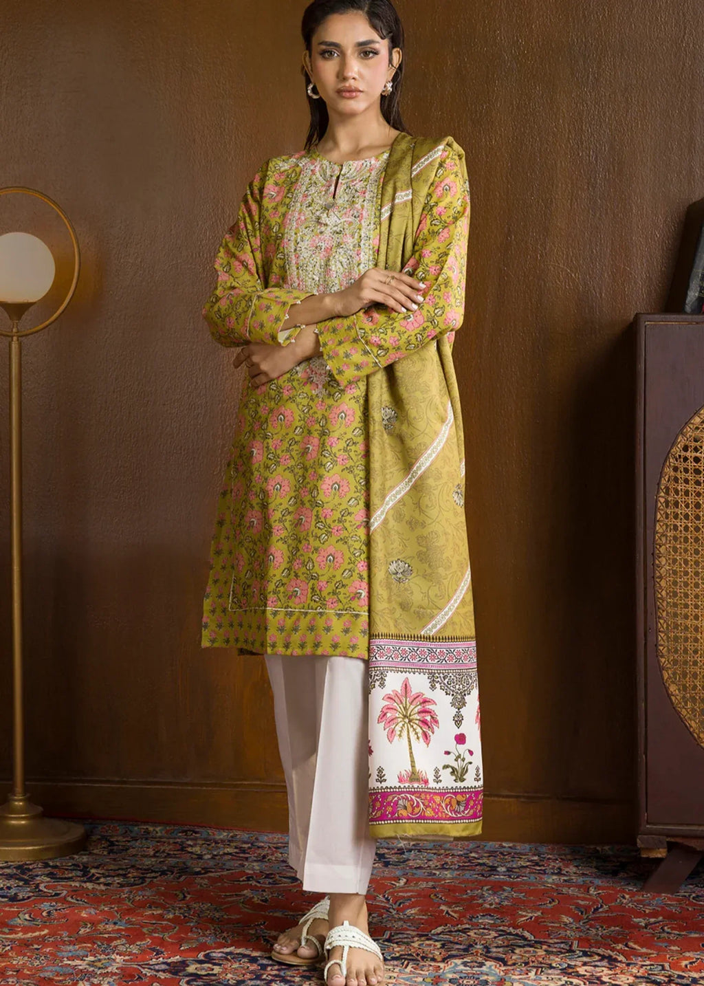 Zellbury WPW2423036 OLIVE GREEN Women 2pcs