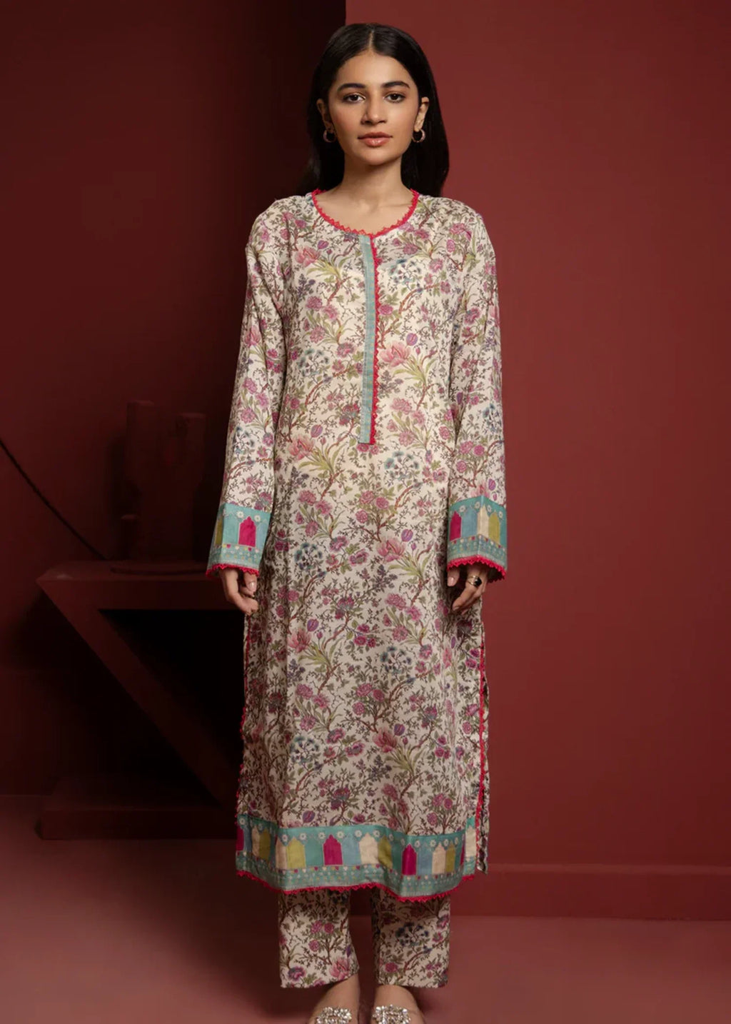 Zellbury WPW2423144 Off White Women 2pcs