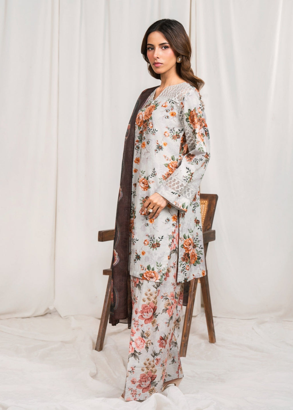 Sahibas By Mirza Mahpara Grey Women 3pcs