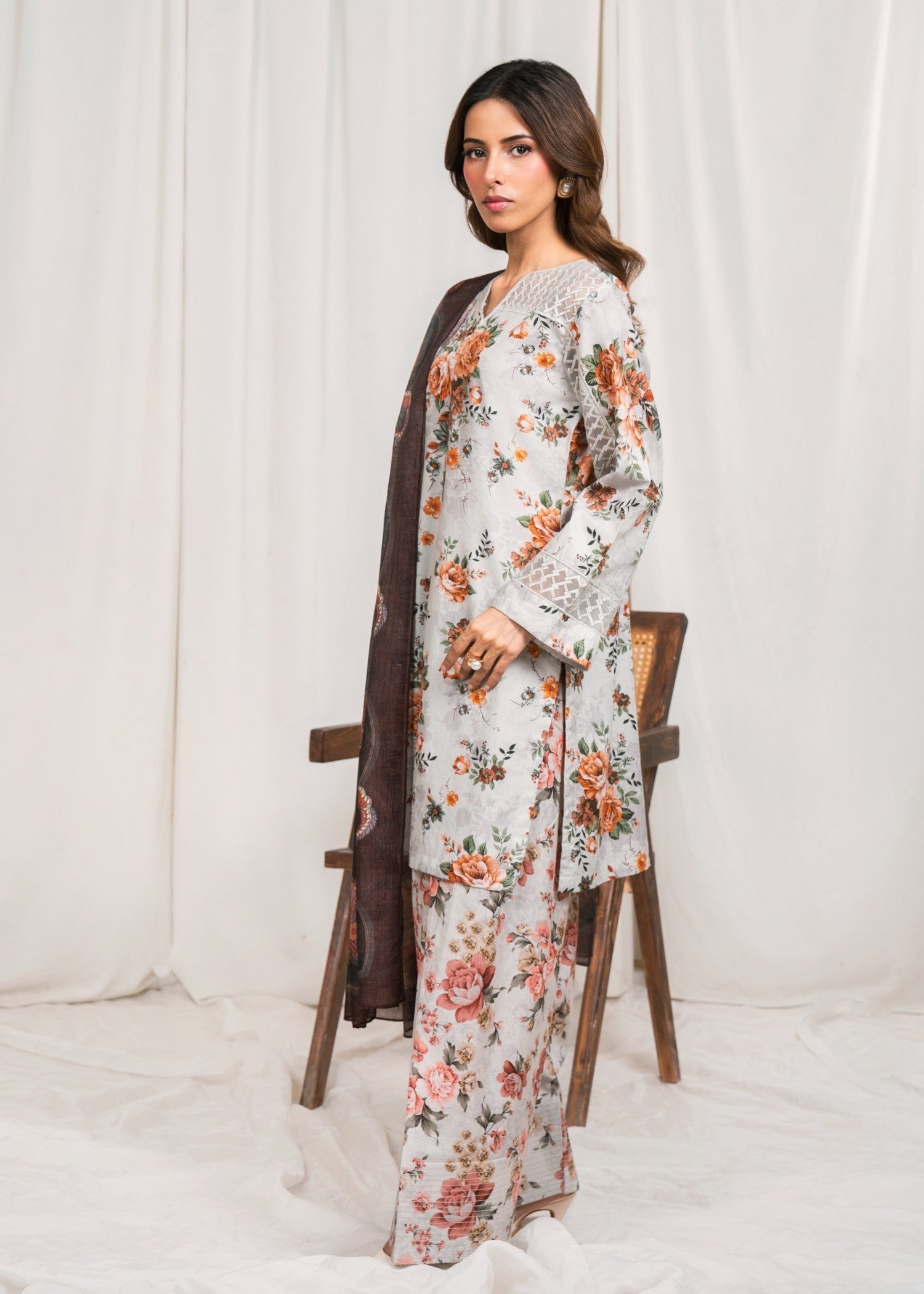 Sahibas By Mirza Mahpara Grey Women 3pcs