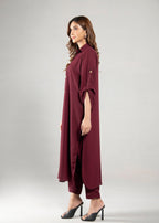 Peach Republic Elegant Buttoned Dress 02 Women 2pcs