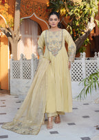 Pehnawa Fashion PLUSH LIGHT YELLOW Women 3pcs