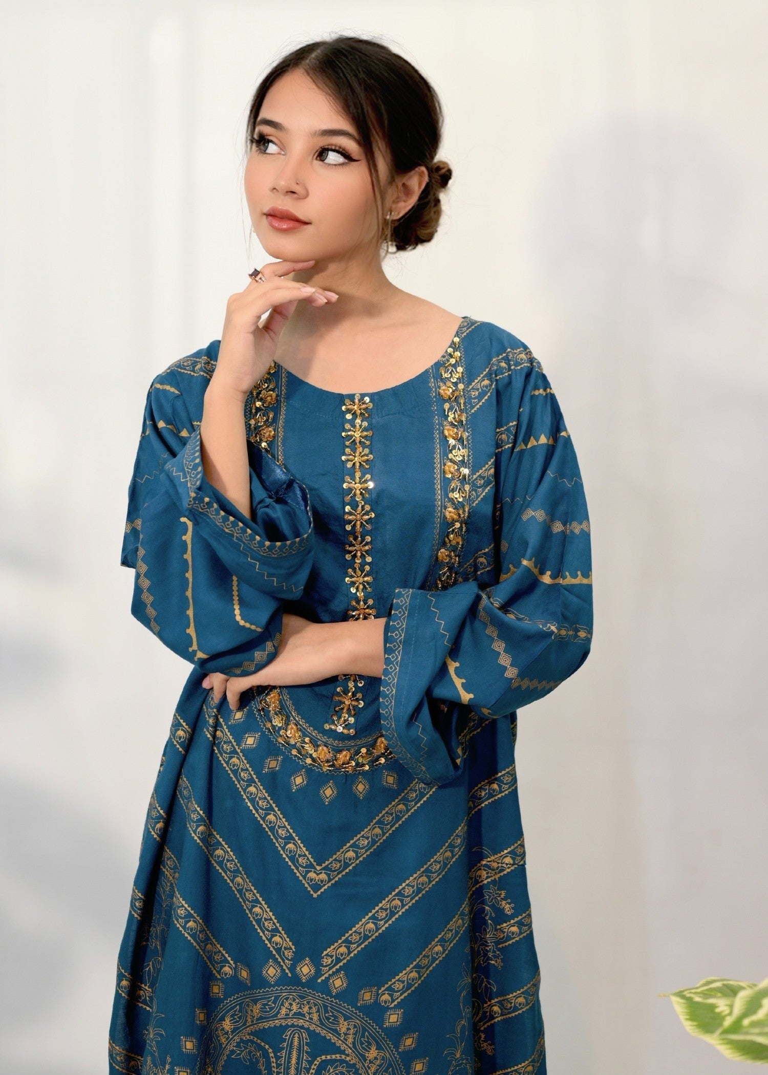 Virrora.Pk ANAYA BLUE Women 2pcs