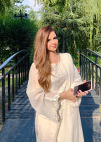 Rivaaj Fashion Front Open Style Off White RJF011 Women 3pcs