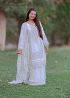 Inaaya Fashion Afsana off White Women 3pcs