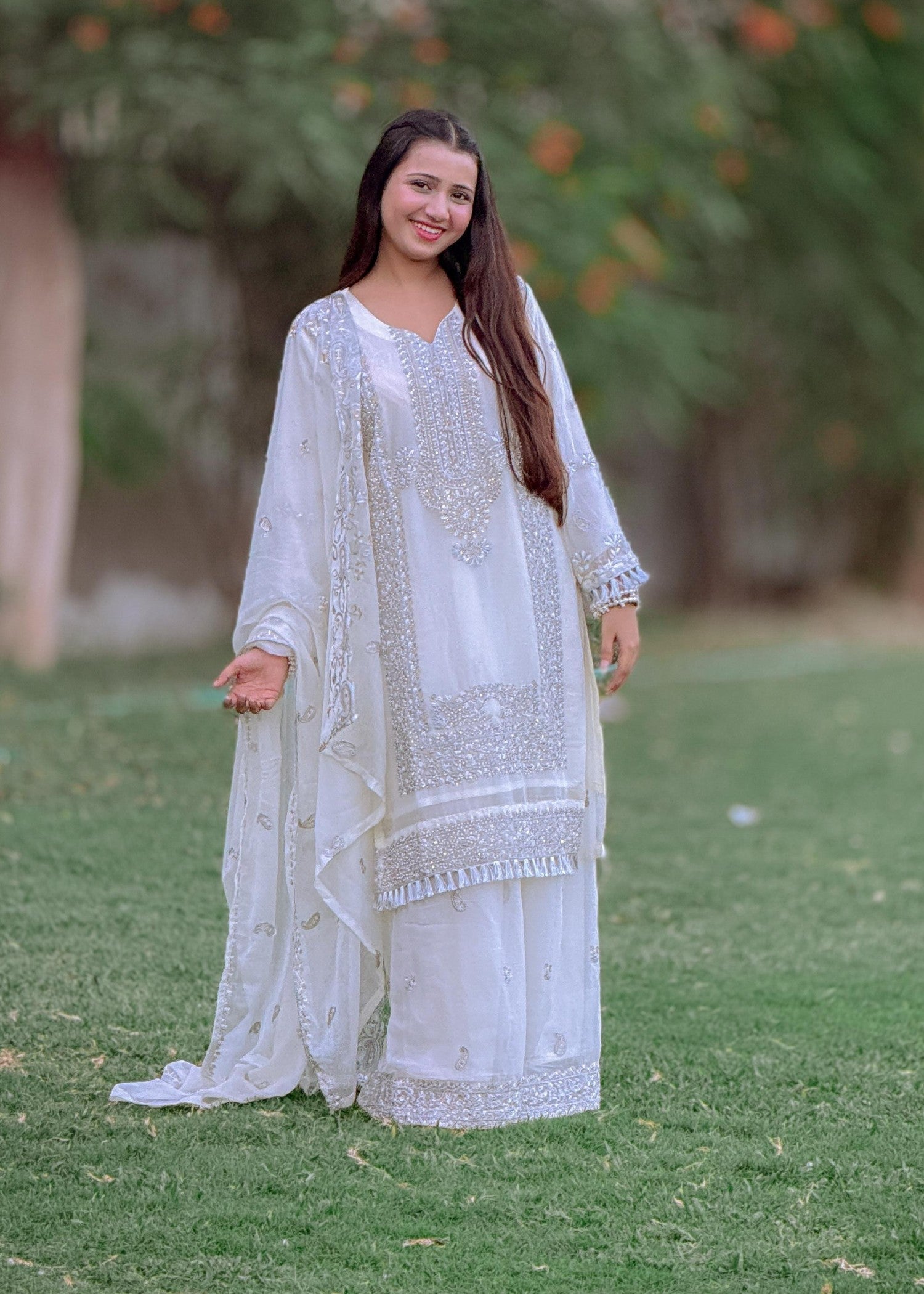 Inaaya Fashion Afsana off White Women 3pcs