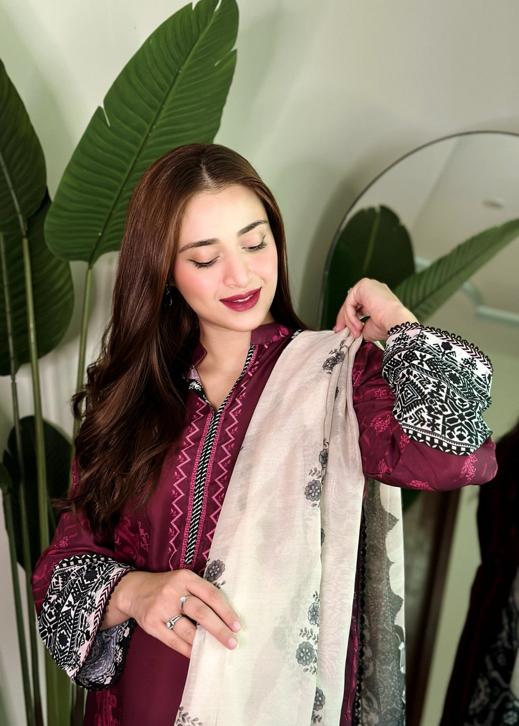 Bareen SLP07 PLUM Women 3pcs