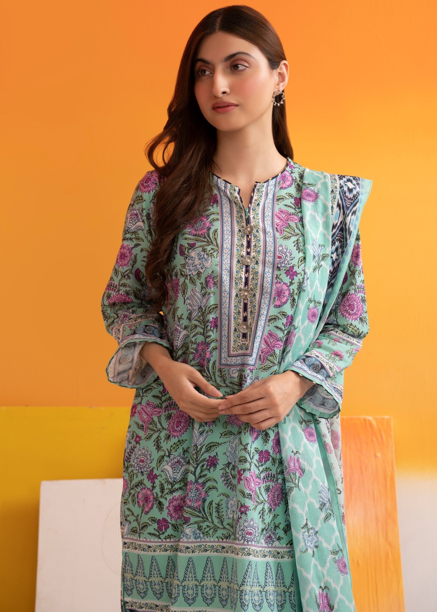 Zellbury WPS2531780 Sea Green Women 3pcs