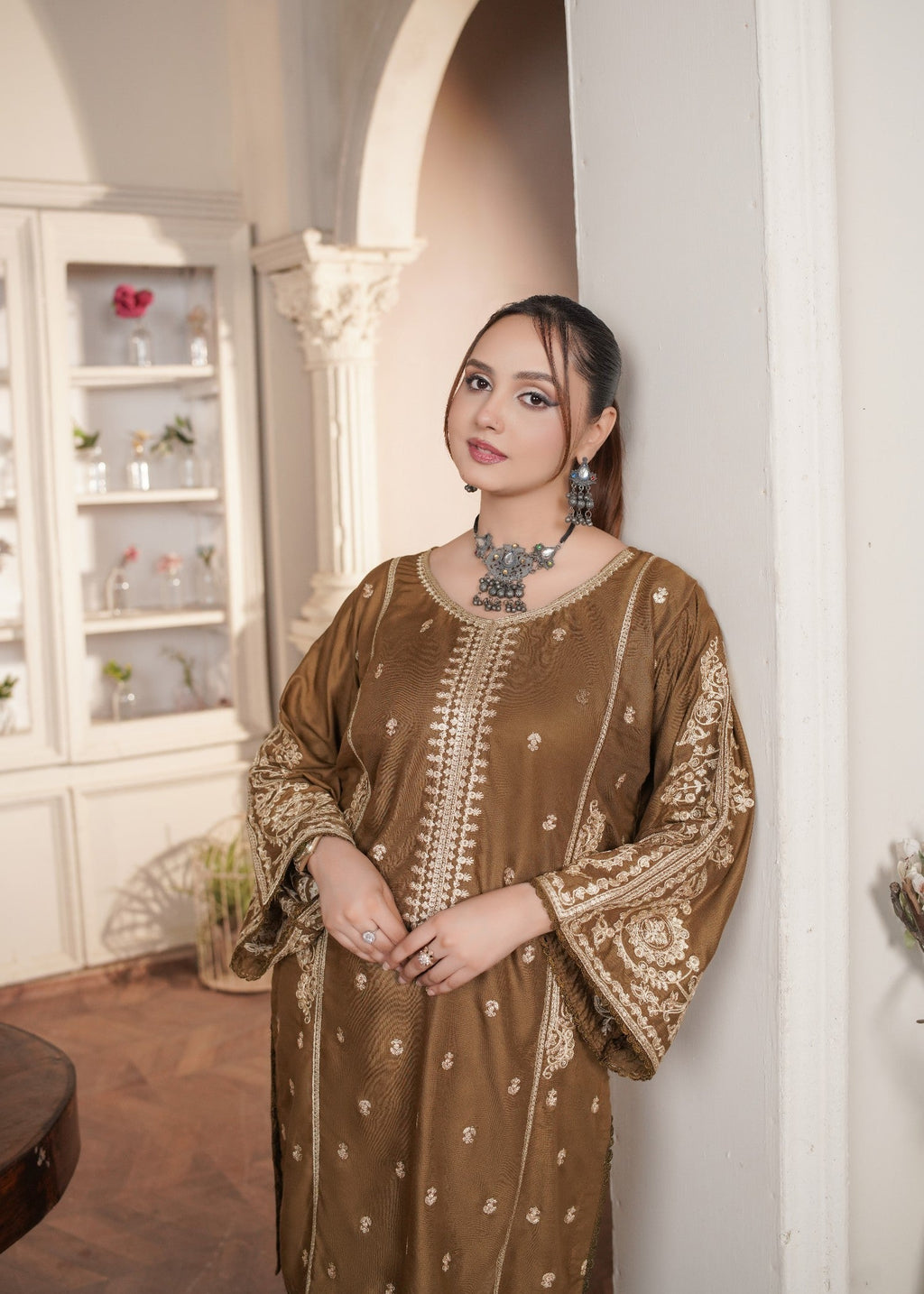 Gulposh Noor Zaar (Embroided ) Women 2pcs