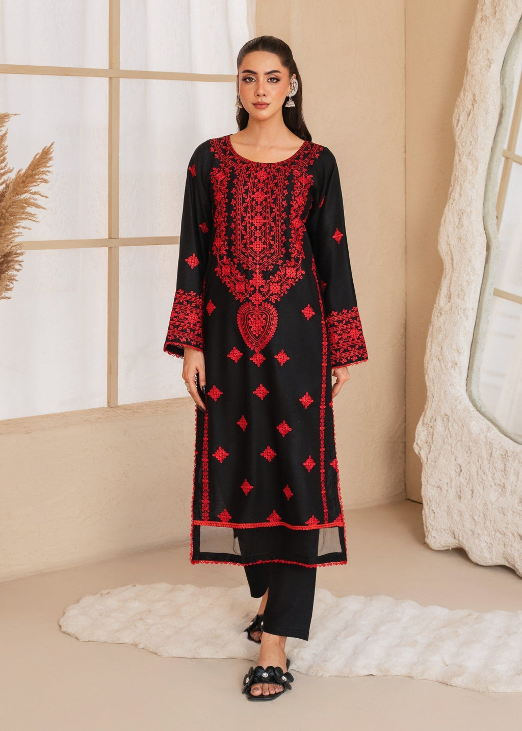 Tehzeeb Libas GLAZE EMBROIDERED Women 2pcs