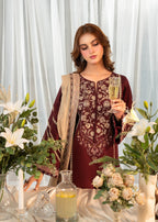Maisa By Seven Star Luxury Embroidered | CLE 0204 Women 3pcs