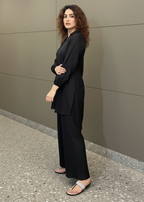 Hamna Kalim BLACK PLAZO TWO PCS Women 2pcs