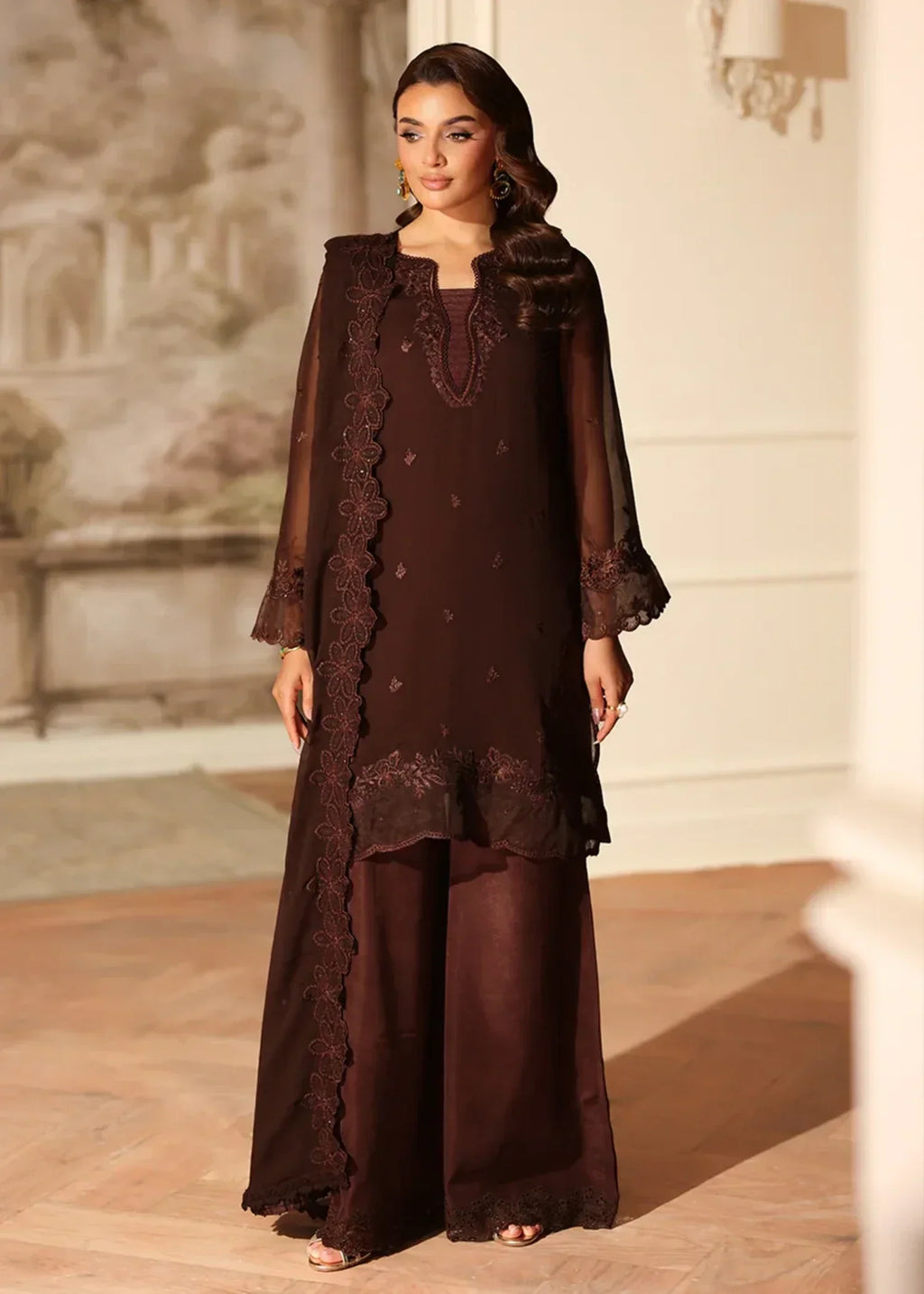 Azure Cocoa Drape Women 3pcs