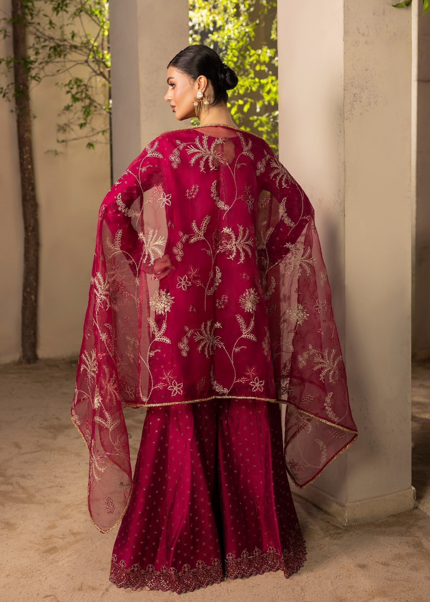 Diara Couture GULRUKH DF 57 MAGENTA Women 3pcs