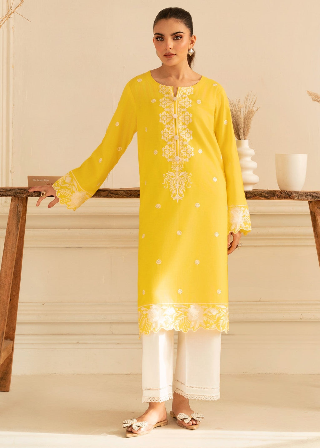 Zoya&Zafar Yellow Women 2pcs