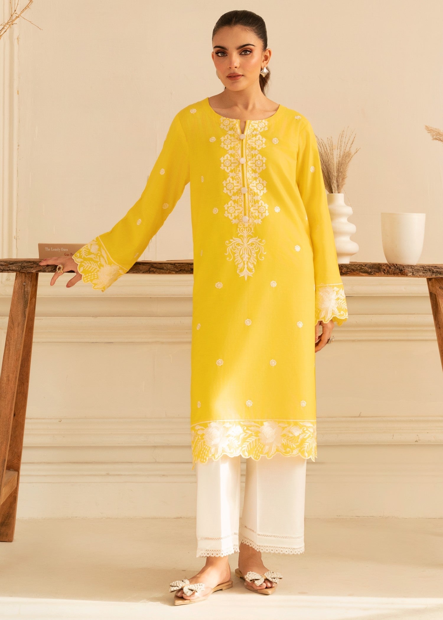 Zoya&Zafar Yellow Women 2pcs