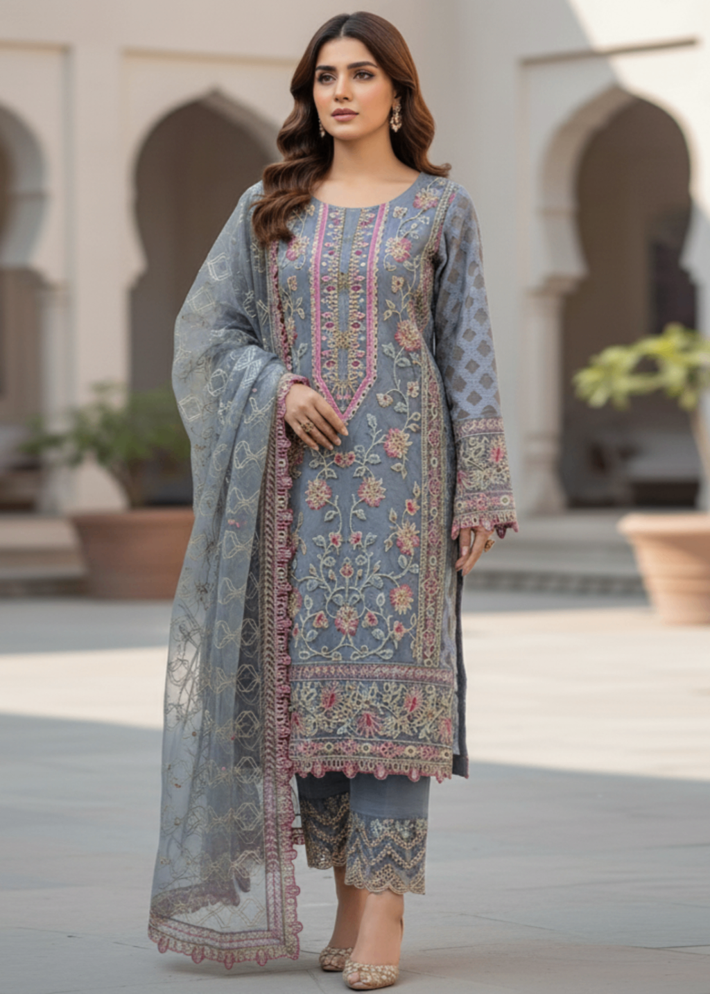 Diara Couture HANIA US 519 GREY Women 3pcs