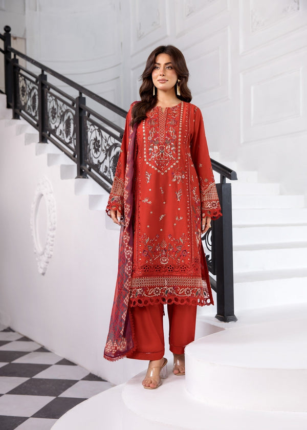 Bin Tayyab (BT006403 RED) Women 3pcs