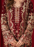 AATIQA Embroidered Chiffon Suit 85 Women 3pcs