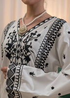 Alyssa WHITE FARSHI SHALWAR ALL309 Women 3pcs