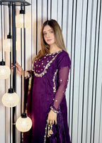 Suits By Sadia Purple crush Women 3pcs
