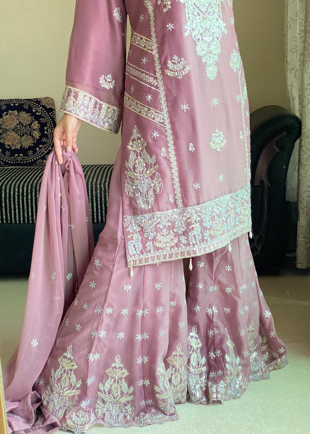 Four Season Boutique DIL NASHEEN MAUVE Women 3pcs