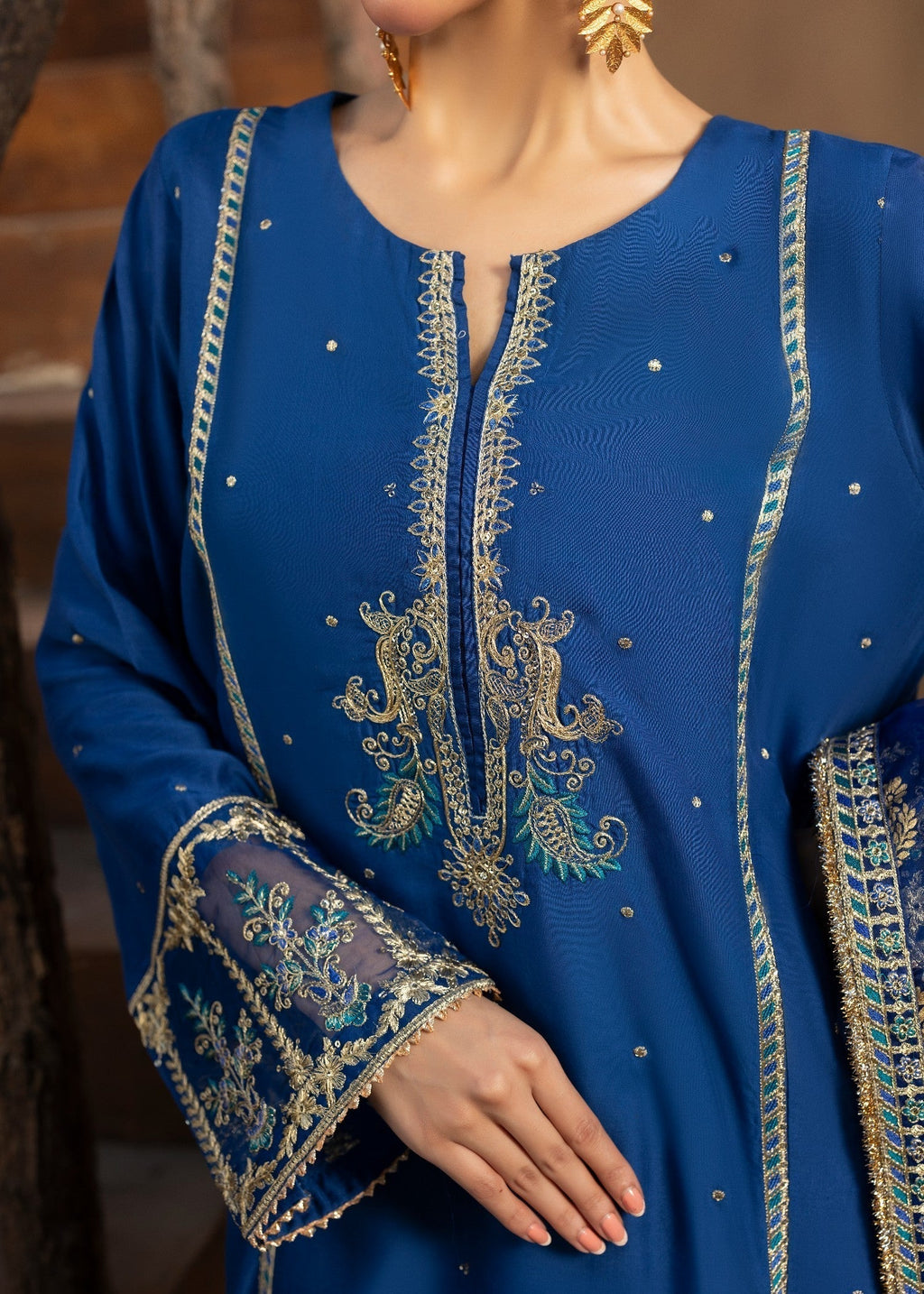 Diara Couture SUROOR DF 50 NAVY BLUE Women 3pcs