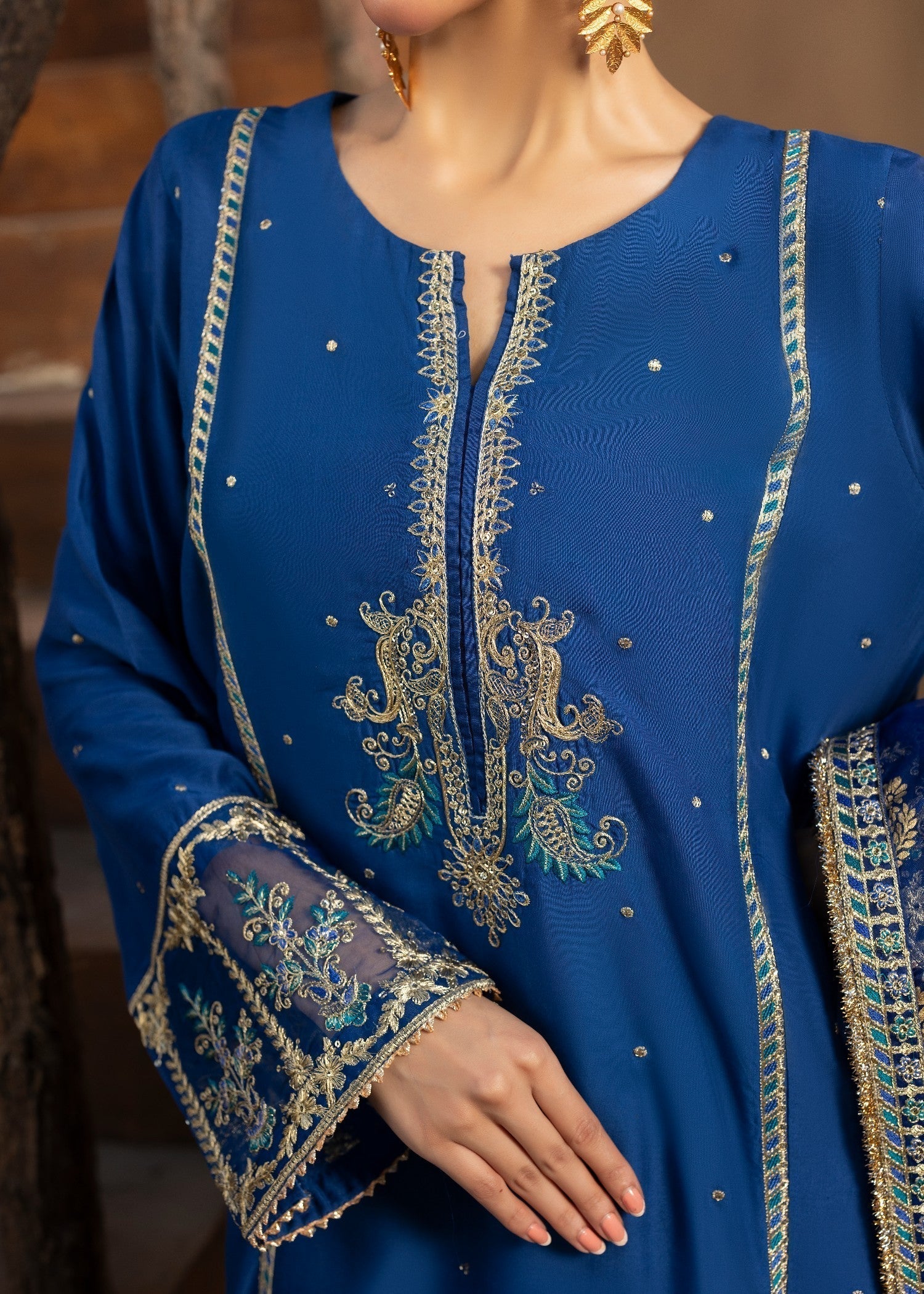 Diara Couture SUROOR DF 50 NAVY BLUE Women 3pcs