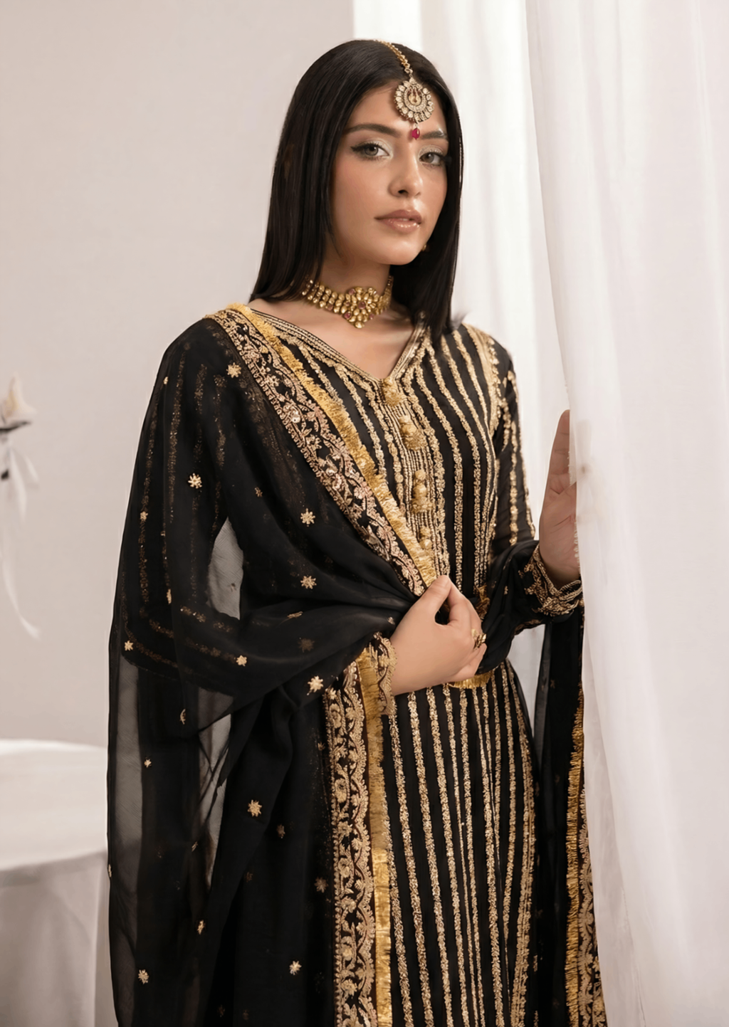 Alyssa BLACK SUIT ALN401 B Women 3pcs