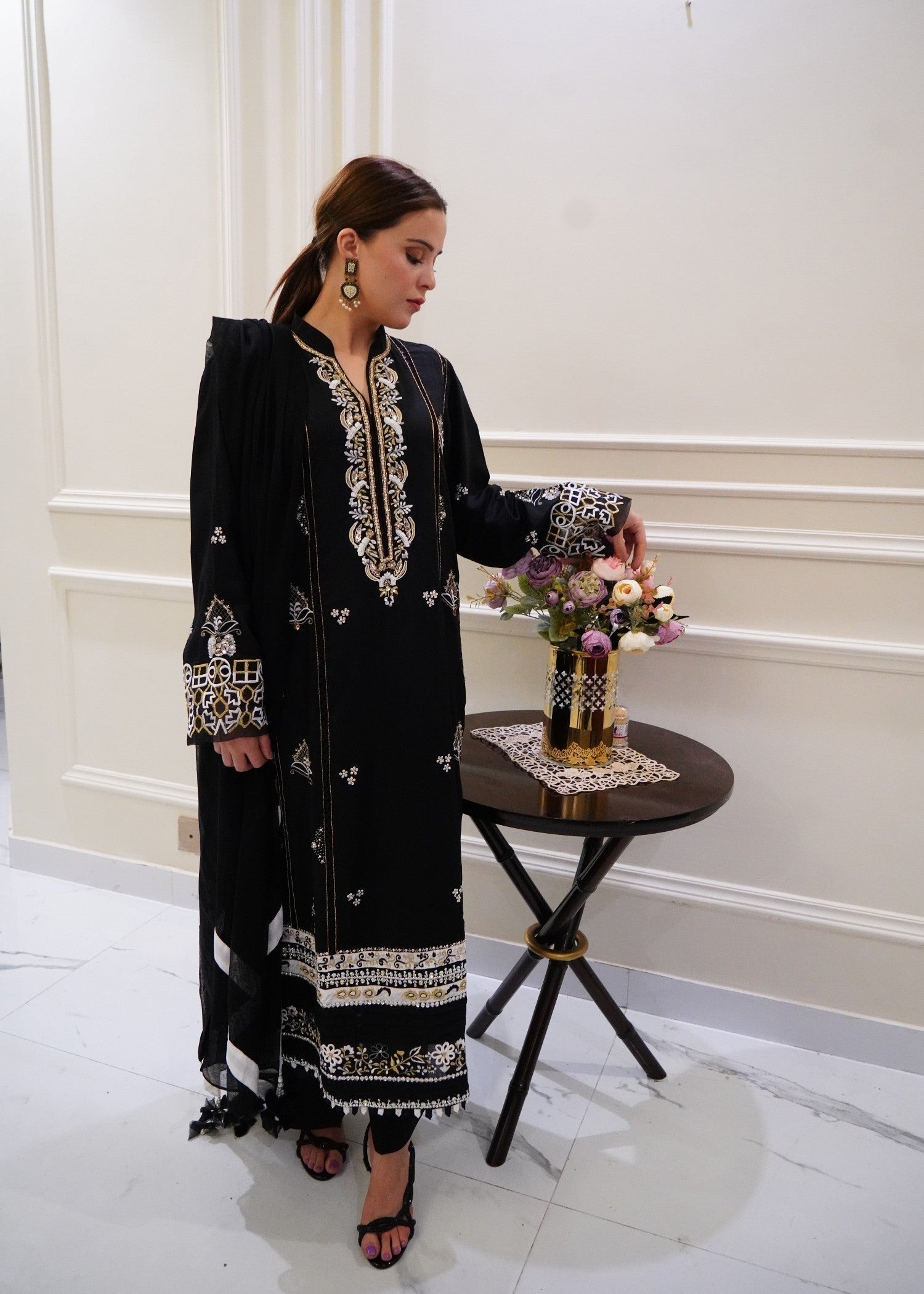 Fernazcouture Black Edit Women 3pcs