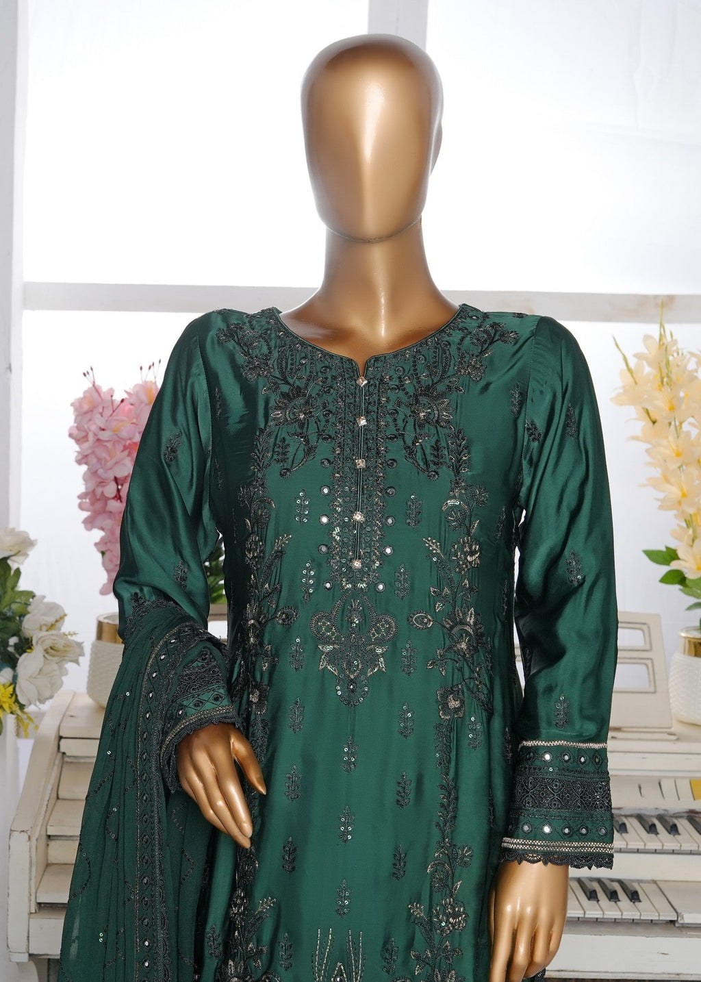 Ahmed Creations RUMAISA GREEN Women 3pcs