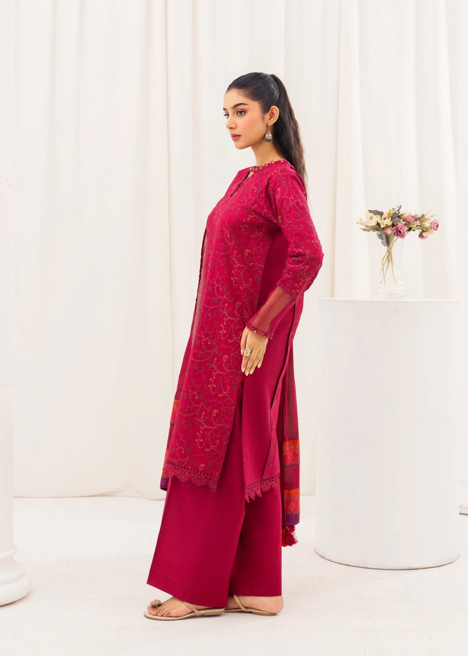 Aayra AY703 Fuchsia Flame Women 3pcs