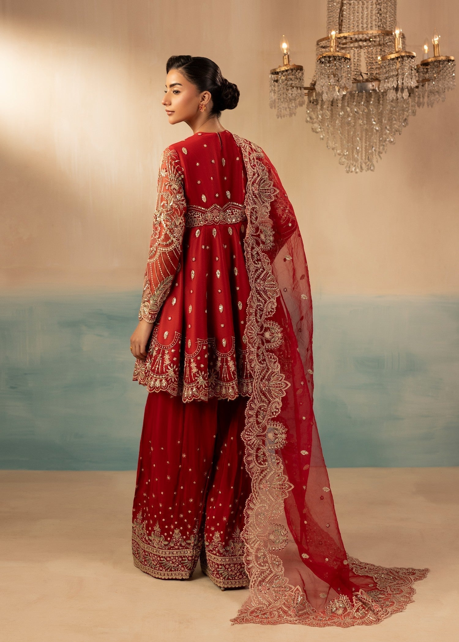 Diara Couture REET DF 45 RED Women 3pcs