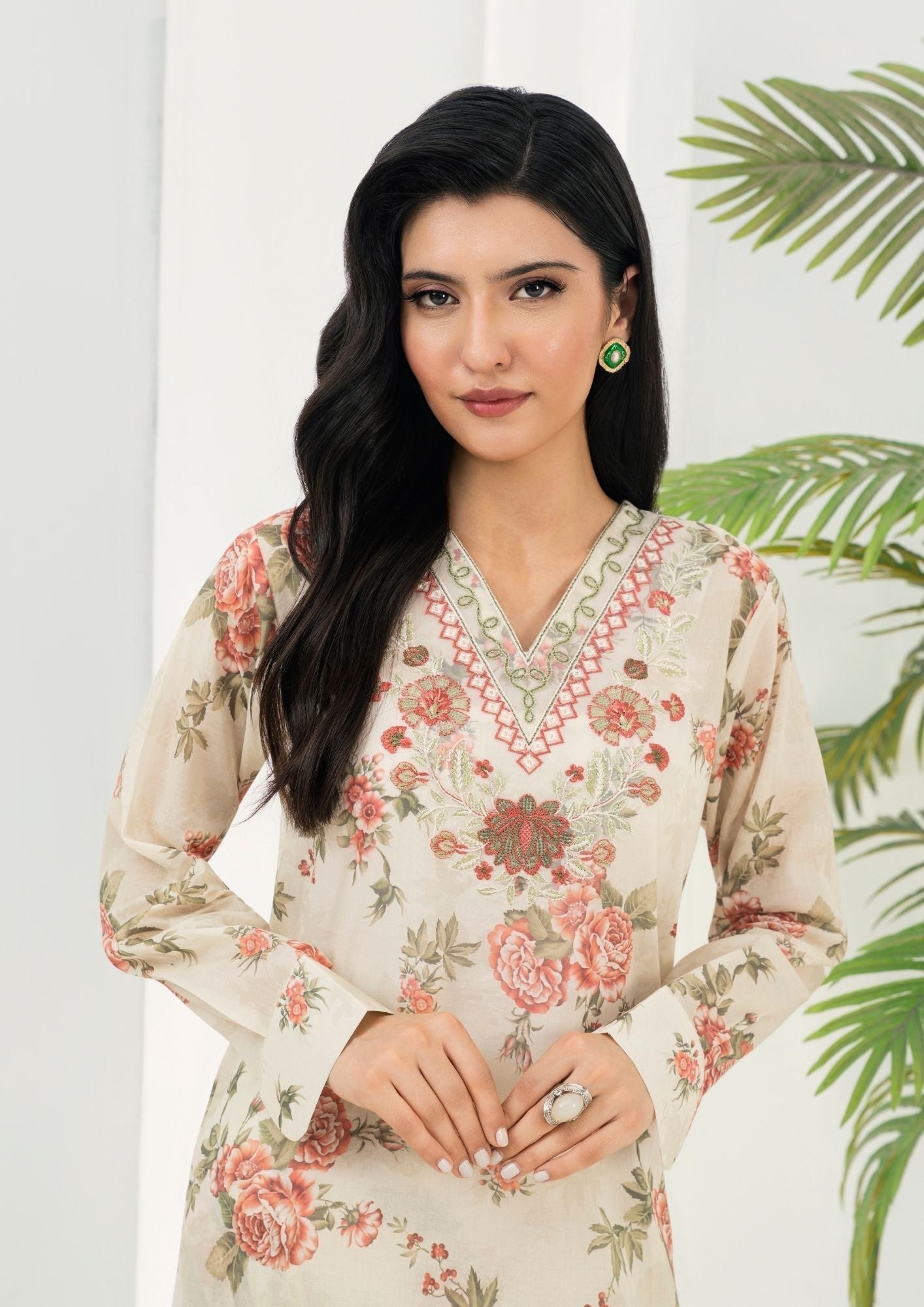 Alfatah Pret Printed Lawn with Embroidery GULZAAR S25 0002 Women 2pcs