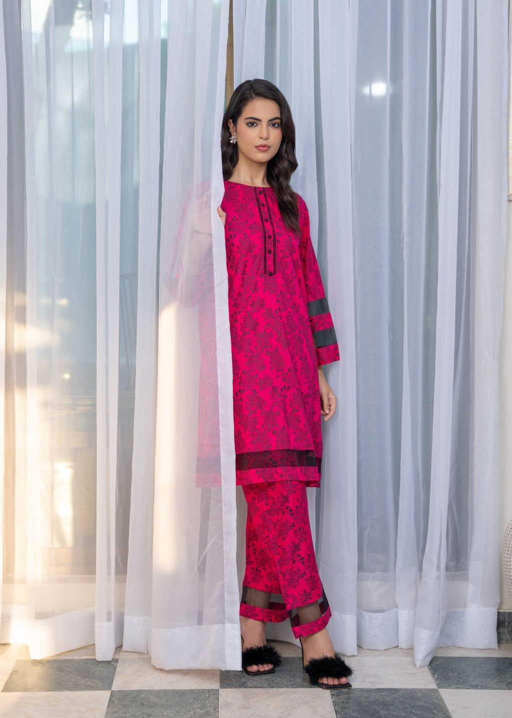 B.K Clothings Pink Aura Women 2pcs