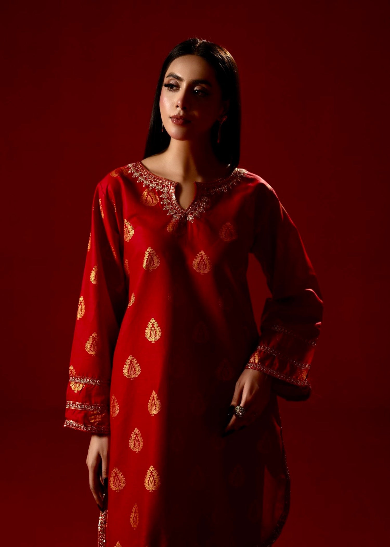 Zeenat & Zoha Ruby Pearl Women 2pcs