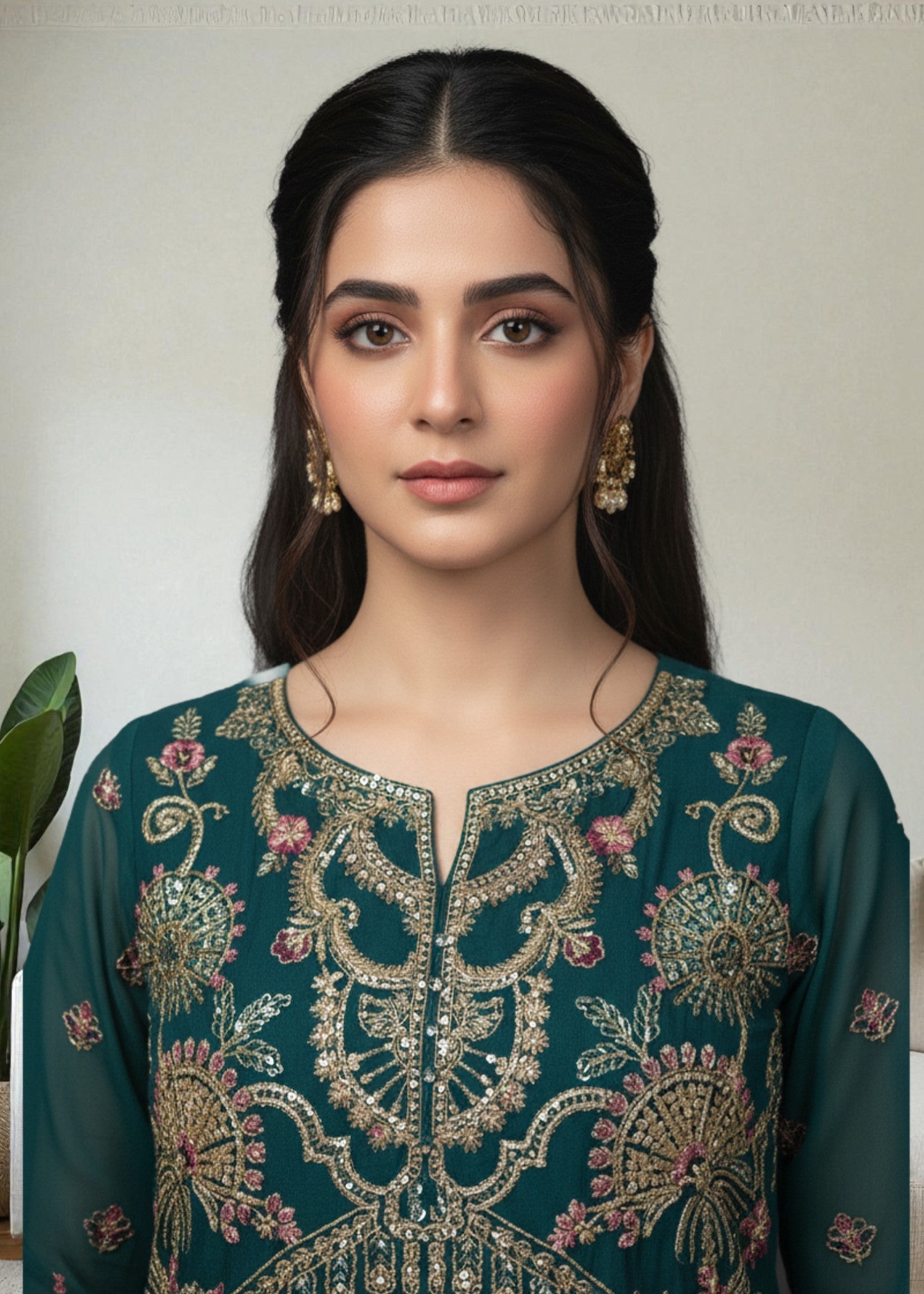 Diara Couture YUMNA US 575 SEA GREEN Women 3pcs