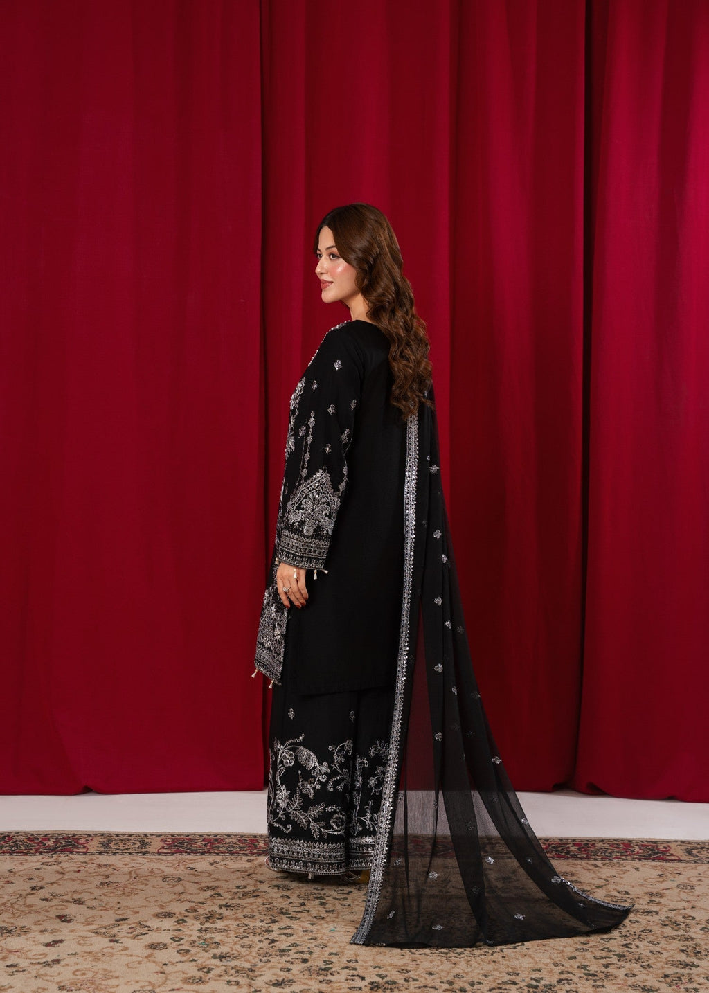 Hkb Officials Noorah Mystique Black Women 3pcs