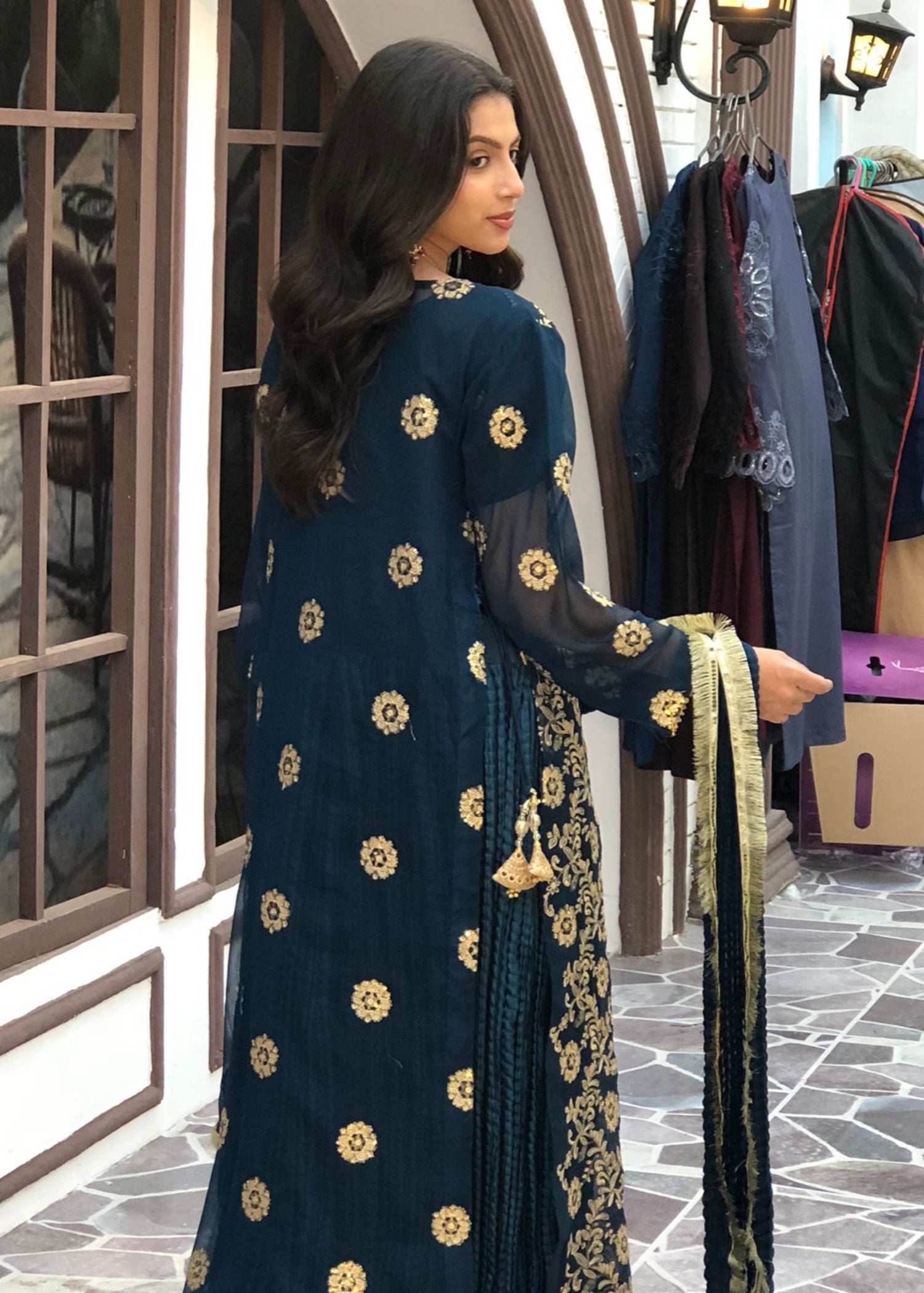 Suits By Sadia Crush style Teal Women 3pcs