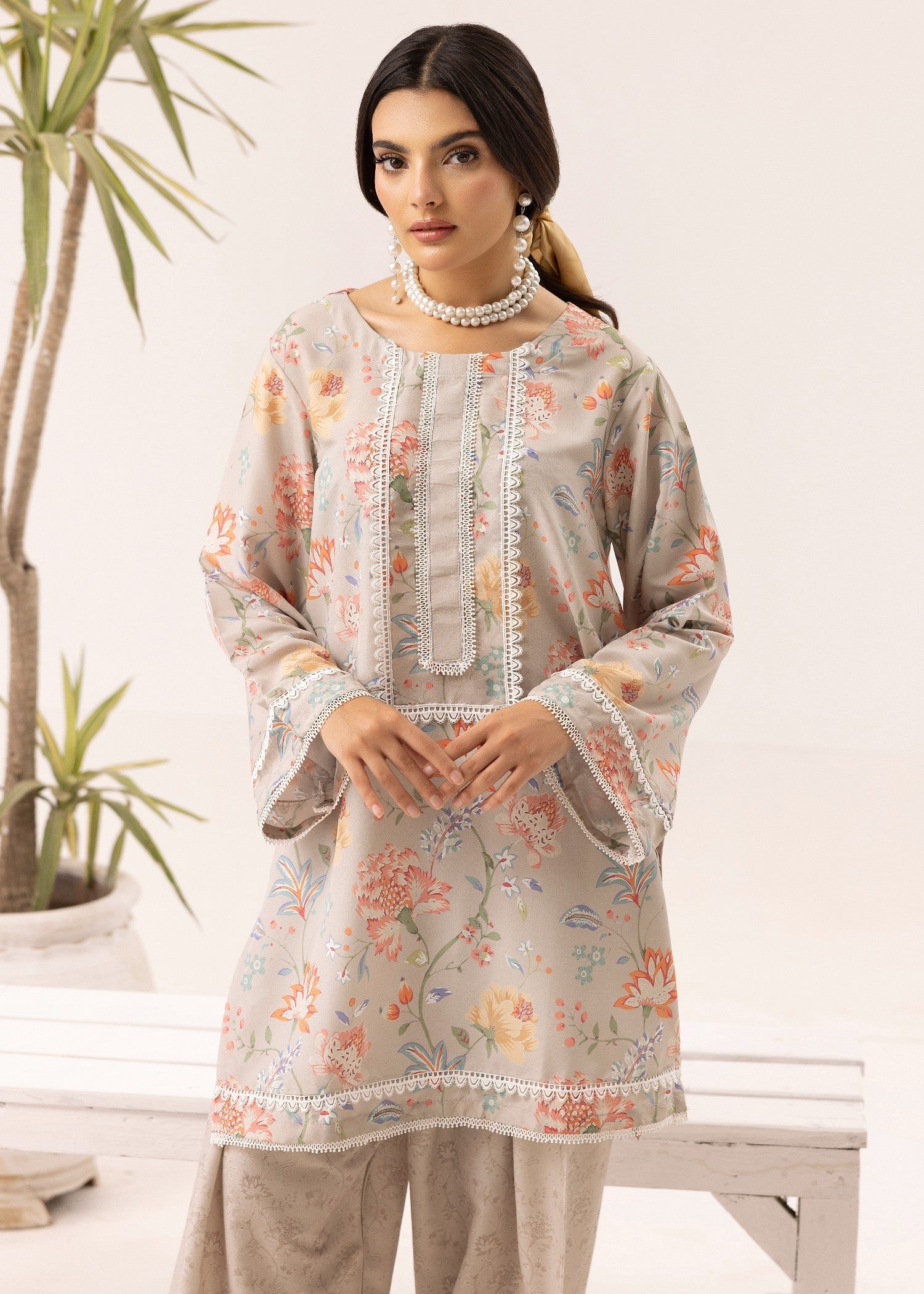 Aik Pret Floral Breeze CRP25 82 Women 2pcs