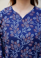 Chaudhary Arts Eden navy blue Women 2pcs