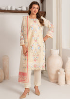 Sahibas By Mirza Vohra White Women 3pcs