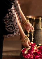 Kross Kulture Single Embroidered Velvet Shirt Women 1pcs