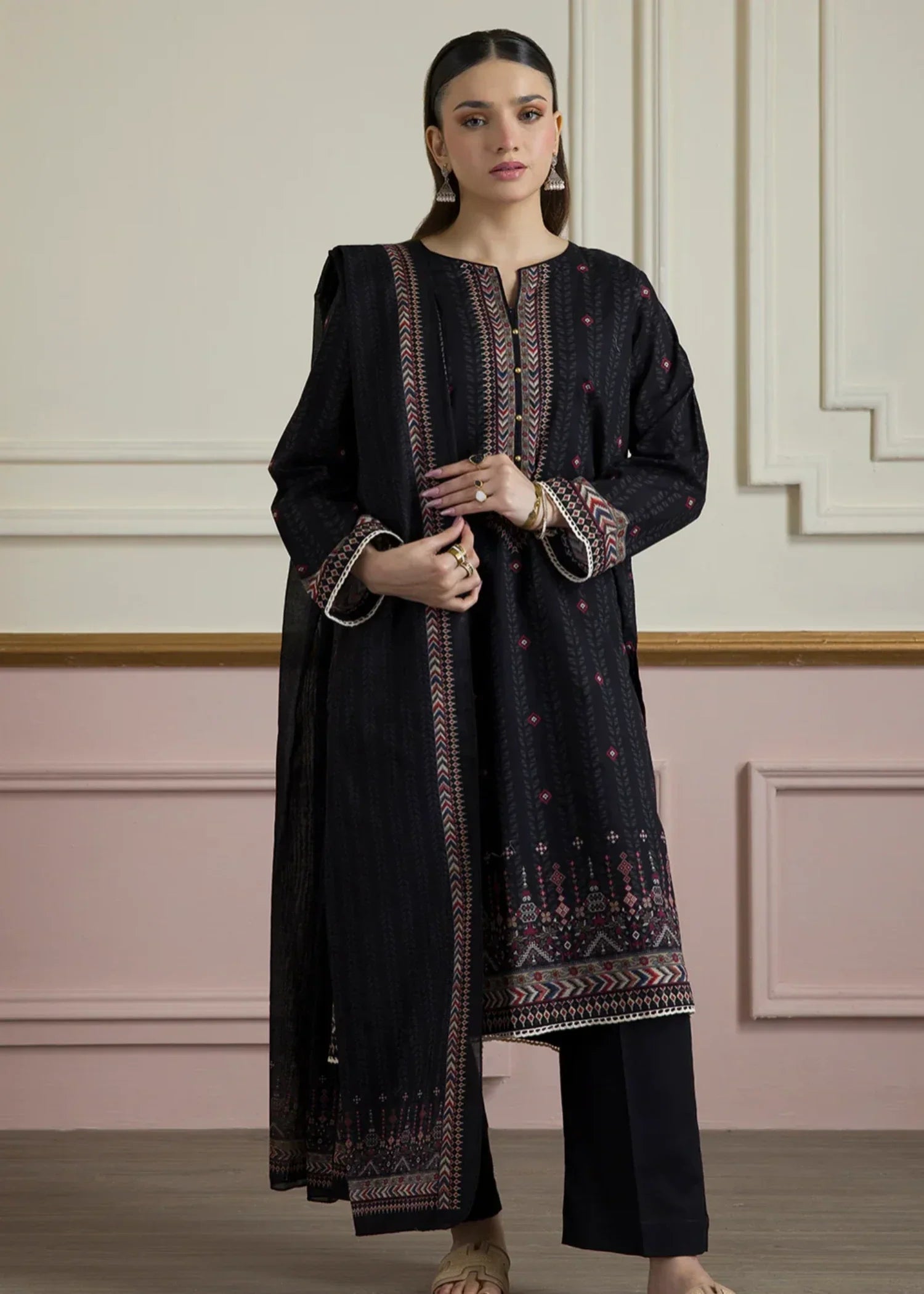 Zellbury WPS2532192 Black Women 3pcs