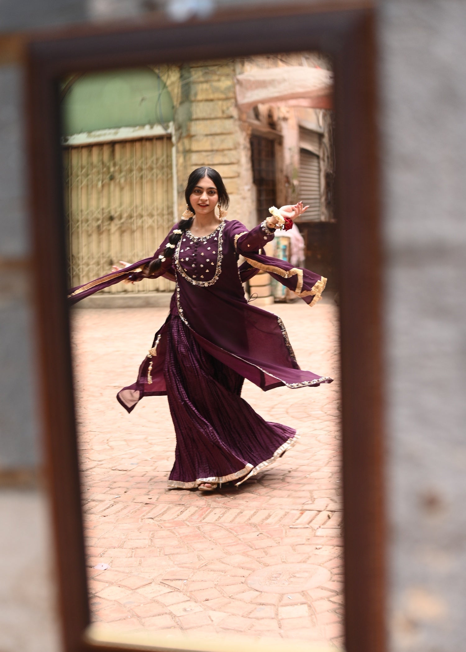 Suits By Sadia Crush purple style Women 3pcs