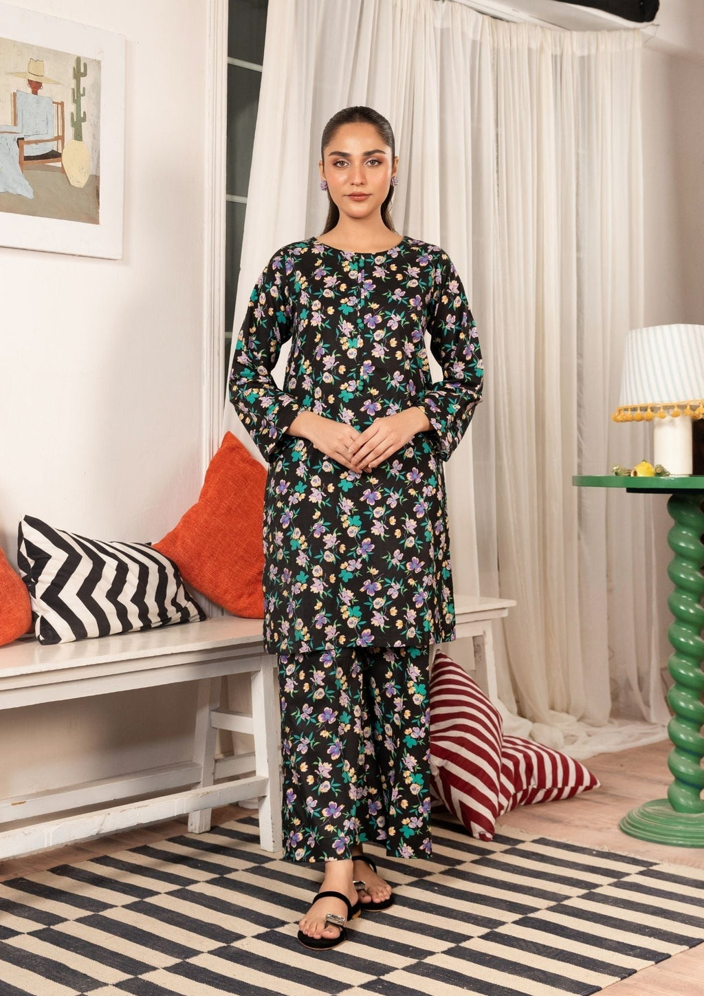 Yolo Pret Digital Print Lawn GULMEENA G25 0023 Women 2pcs