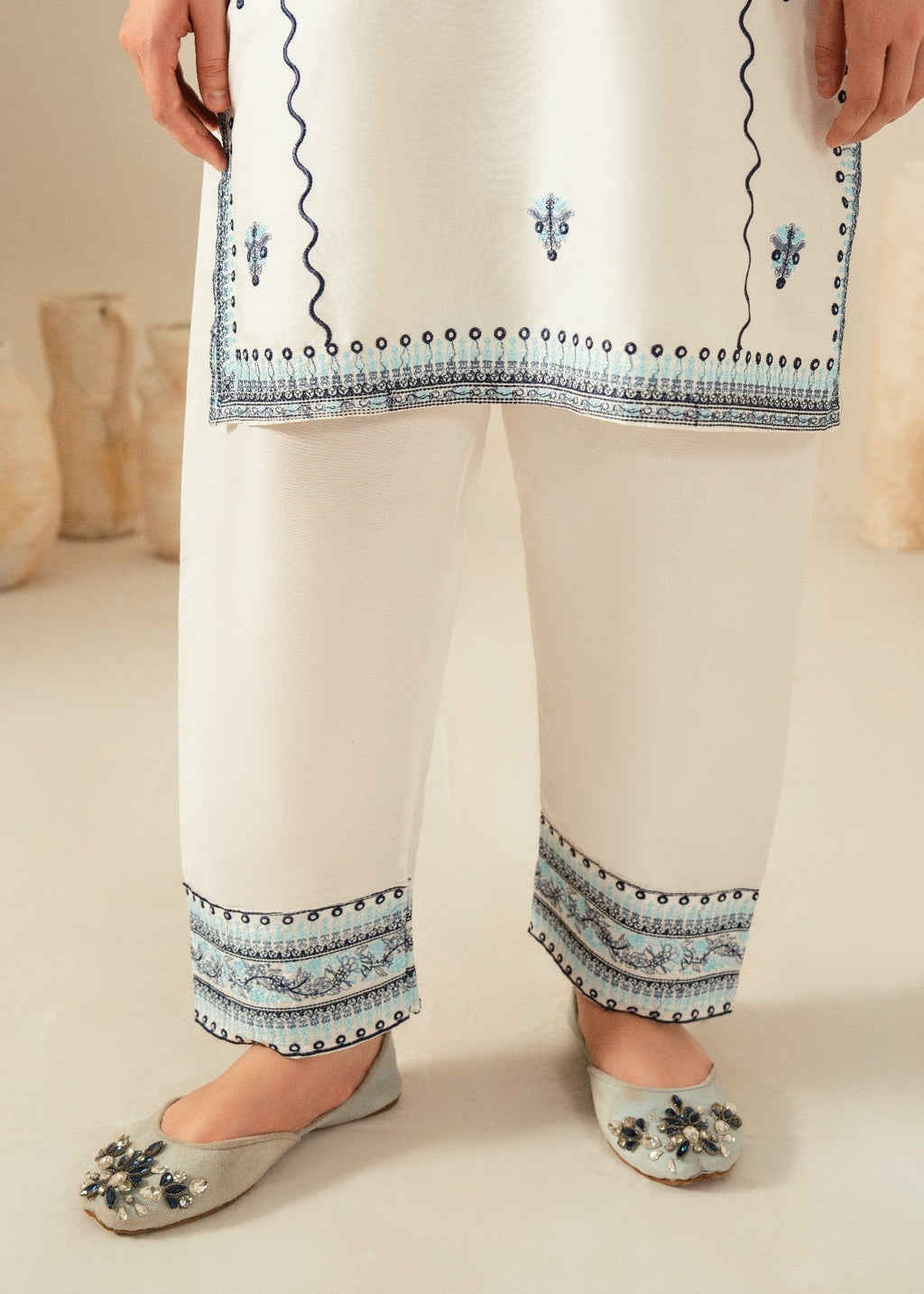 Chaudhary Arts Jugnu Embroidered Dress Women 3pcs