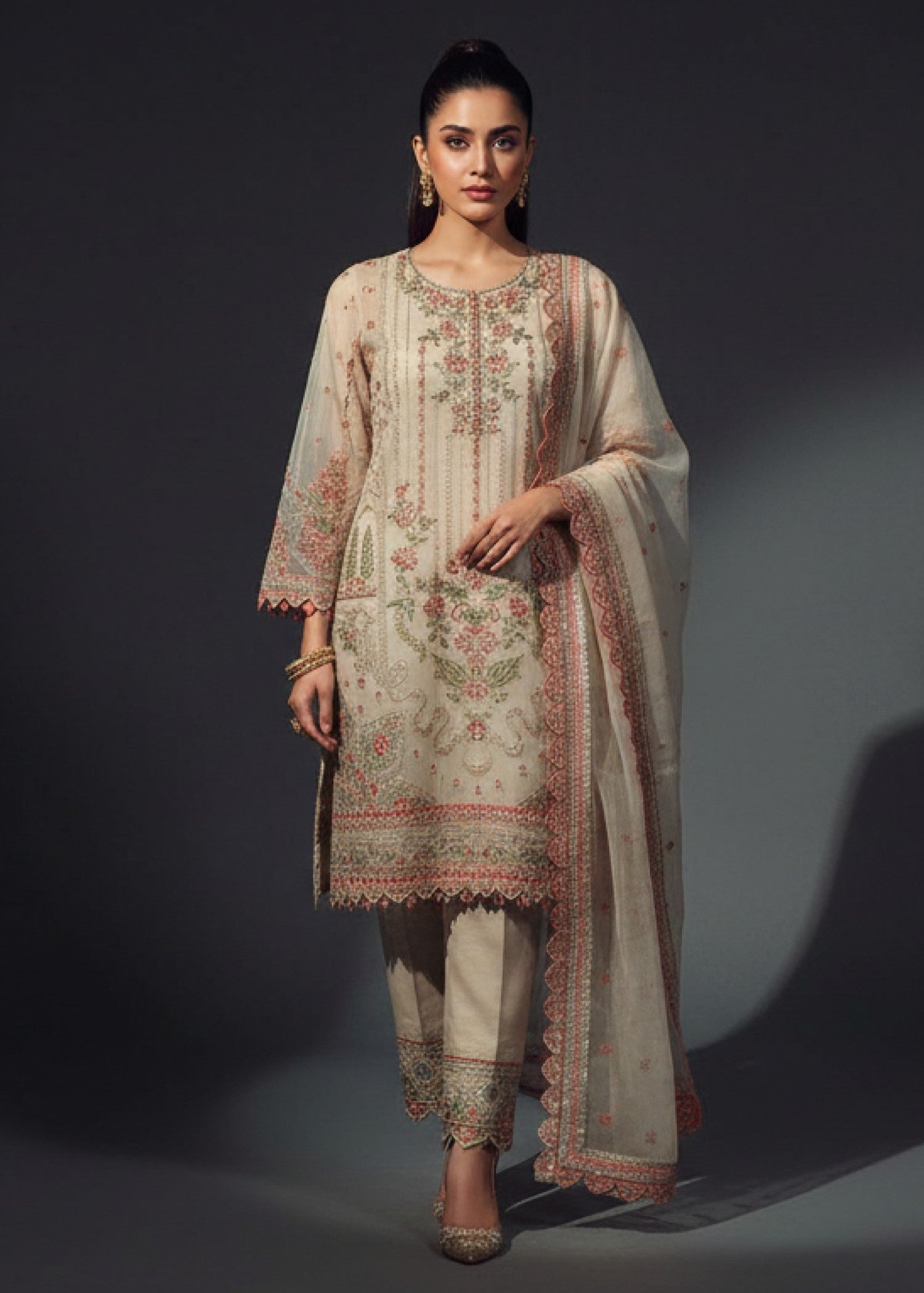 Diara Couture ROSHNI US 578 WHEAT Women 3pcs