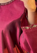 Shehroz Fashion Royal Wine Glow Women 3pcs