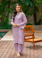 Tng (The Next Generation) Banafshaan | | Embroidered | Lilac Women 2pcs
